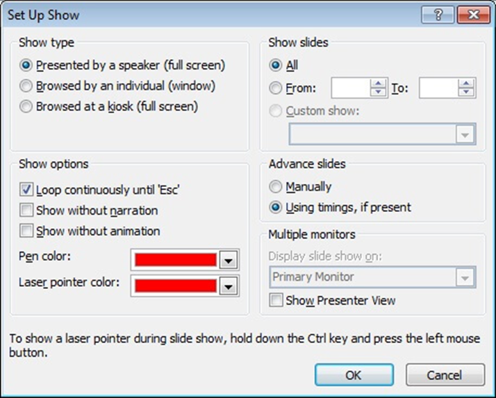 How to set up your PowerPoint slideshow for MAWi